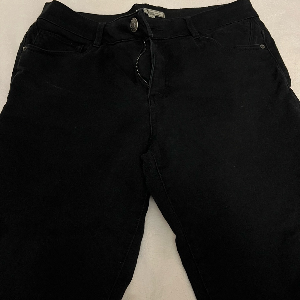 Dark black jeans